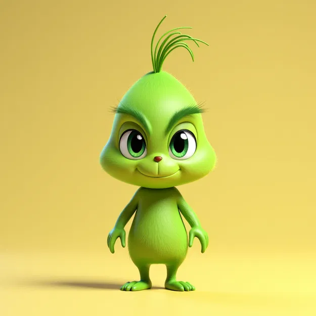 Mô Hình Grinch Tí Hon Dễ Thương - Trang Trí Giáng Sinh - Image 1