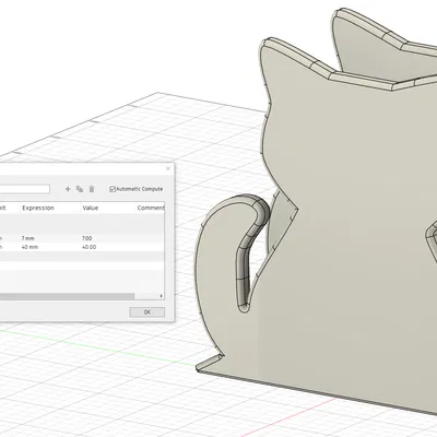 Khay giữ khăn ăn hình mèo (Cat Napkin Holder)