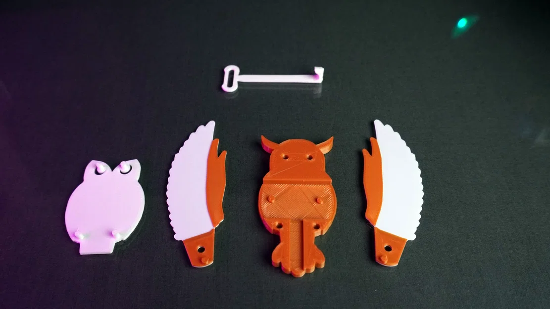 Móc Treo Chìa Khóa Cú Mèo (Owl Key Hanger) - Image 4
