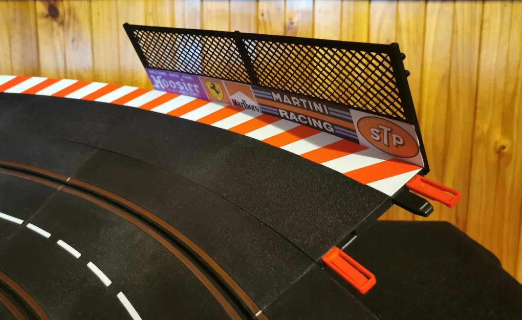 Hàng rào chắn Carrera Slot Car R2 Banked Curve 2/30 (Shoulder) + đoạn thẳng - Image 3