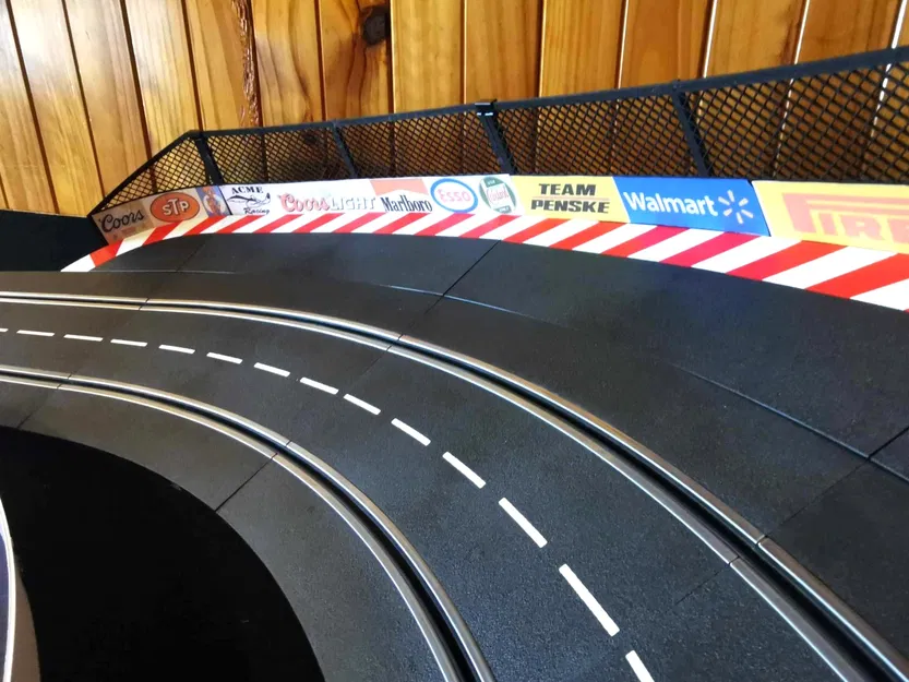 Hàng rào chắn Carrera Slot Car R2 Banked Curve 2/30 (Shoulder) + đoạn thẳng - Image 6