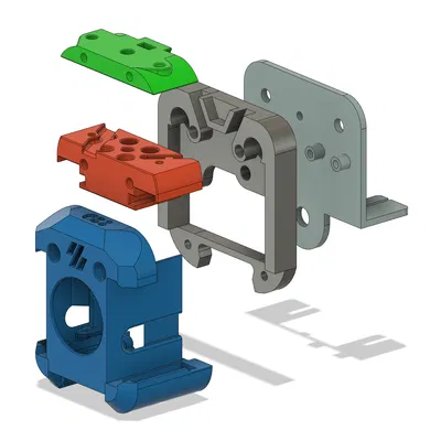 Đế Gắn Dragon Burner V8 Cho Máy In Ender 3