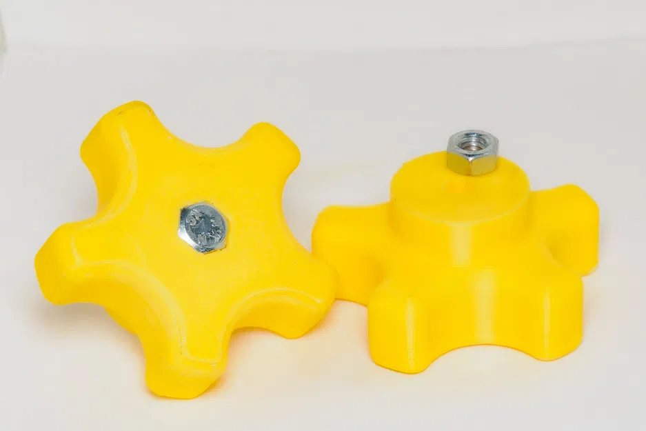 Núm vặn hình sao cao – dùng bulông/ê-cu 1/4" x 20 - Image 2