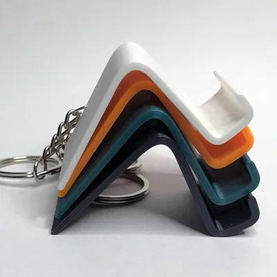 Móc khóa đế đỡ điện thoại mini (MINI SMARTPHONE STAND KEYCHAIN)