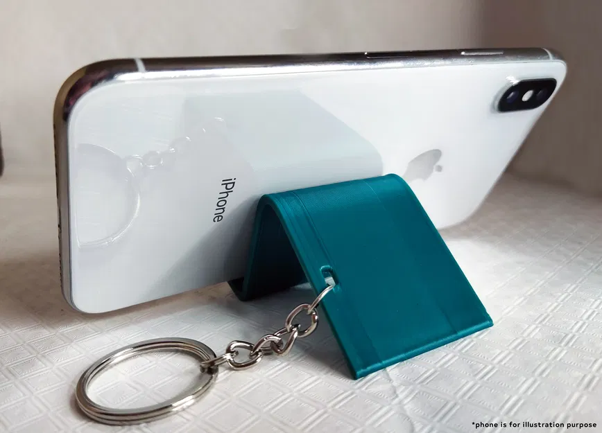 Móc khóa đế đỡ điện thoại mini (MINI SMARTPHONE STAND KEYCHAIN) - Image 4