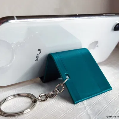 Móc khóa đế đỡ điện thoại mini (MINI SMARTPHONE STAND KEYCHAIN)