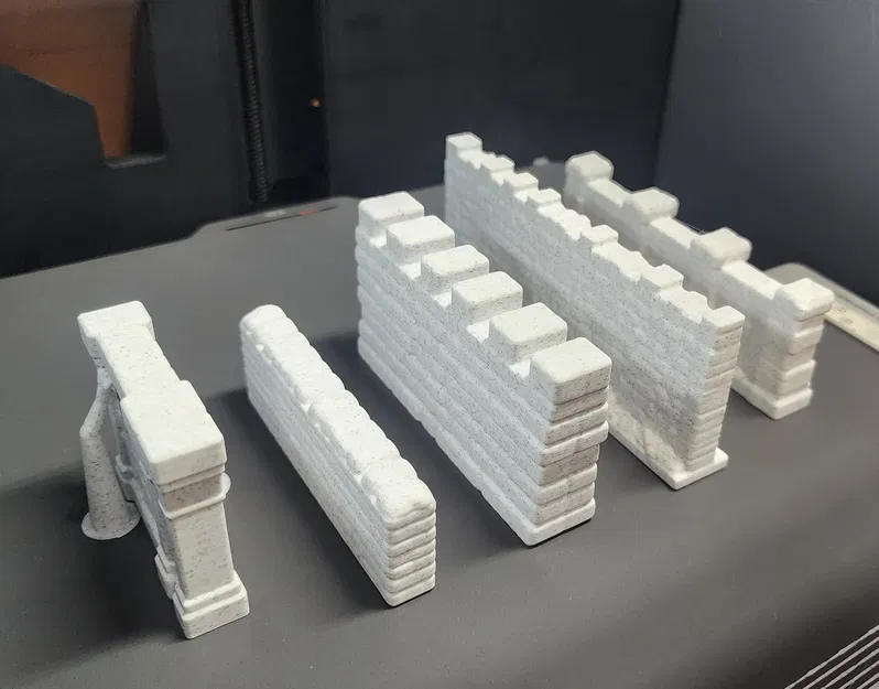 5 Mẫu Tường Đá Mini (5 Stone Wall Miniatures) - Image 4