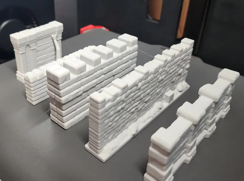 5 Mẫu Tường Đá Mini (5 Stone Wall Miniatures) - Image 6