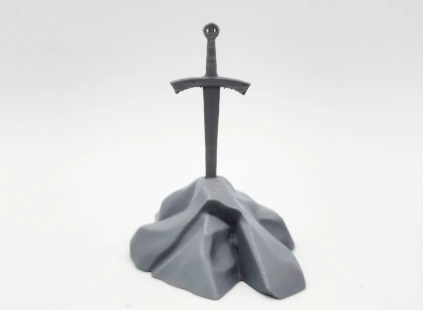 Miniature Thanh Kiếm Trong Đá (Sword in the Stone) - Image 1