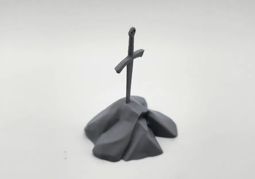 Miniature Thanh Kiếm Trong Đá (Sword in the Stone) - Image 3
