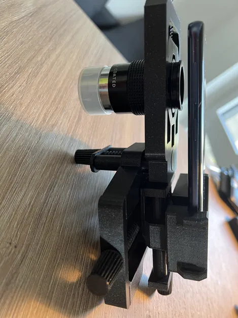 Adapter gắn điện thoại lên kính thiên văn (thiết kế quá kỹ) - Image 1