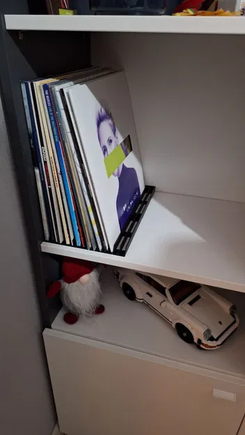 Giá đỡ đĩa Vinyl 3D - Sắp xếp gọn gàng đến 15 đĩa - Image 1