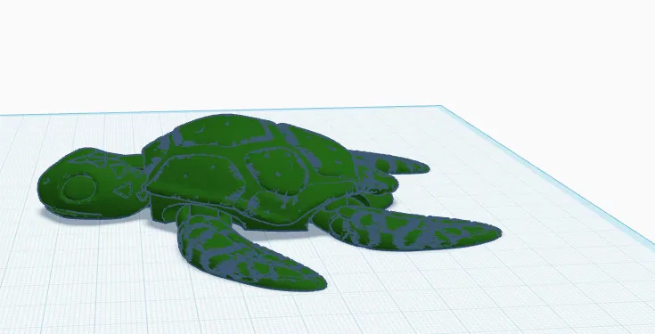 Mô Hình Rùa 3D Biển Có Các Bộ Phận Chuyển Động - Image 1