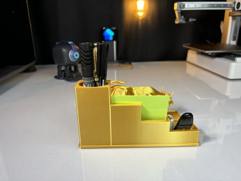 Wall Street Bull Organizer – Khay sắp xếp bàn làm việc hình bò - Image 5