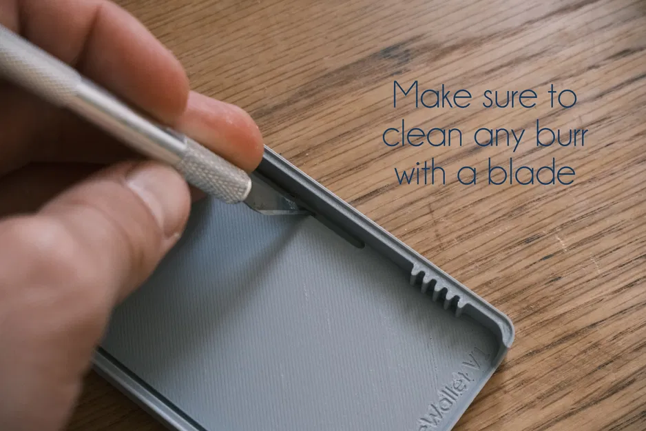 SlideWallet V1 - Ví thẻ cơ chế trượt bật thẻ (snap-fit, 3 phần) - Image 10