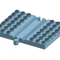 Đầu nối đường ray xe lửa gỗ và LEGO DUPLO - Thumbnail 1