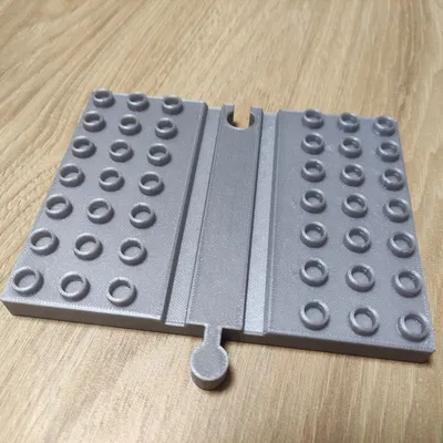 Đầu nối đường ray xe lửa gỗ và LEGO DUPLO