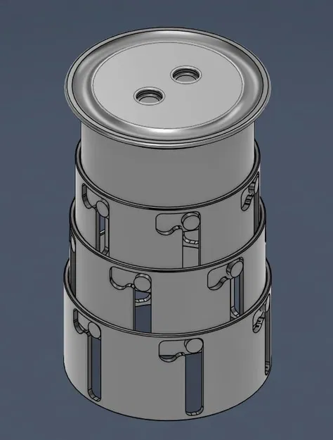 Ghế đôn telescoping in liền khối (Print-in-Place Telescoping Stool) - Image 2