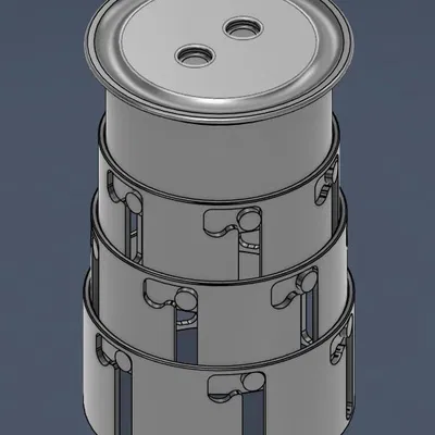 Ghế đôn telescoping in liền khối (Print-in-Place Telescoping Stool)