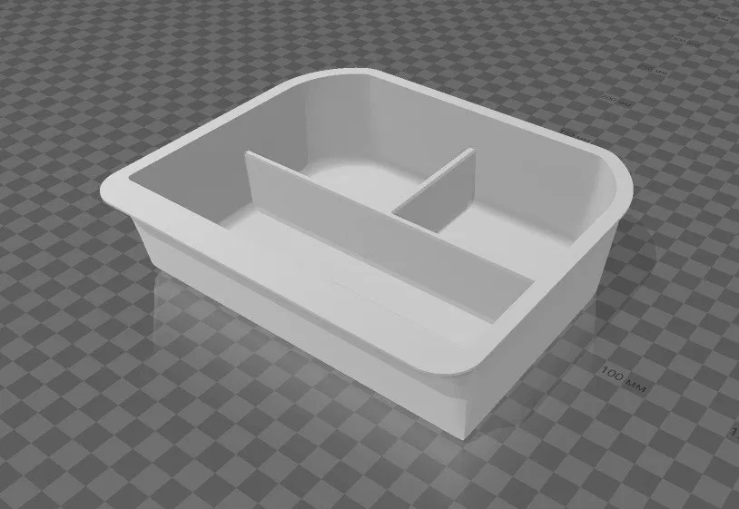 Khay Chia Ngăn Tủ Lạnh Trung Tâm Xe Toyota Land Cruiser 2024 - Image 1