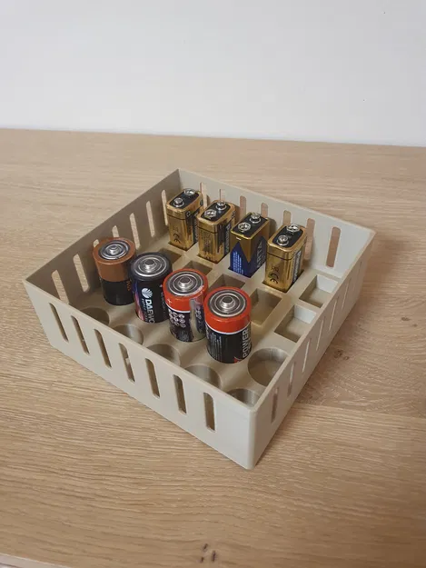 Bộ khay xếp chồng đựng pin & hộp phân loại (Stackable Battery Organizer & Sorting Boxes) - Image 6