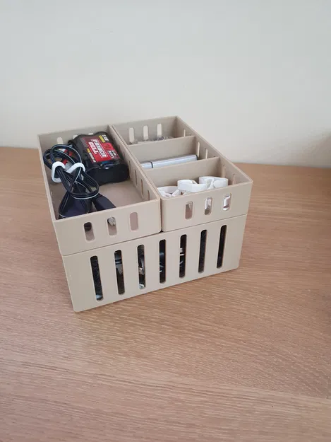 Bộ khay xếp chồng đựng pin & hộp phân loại (Stackable Battery Organizer & Sorting Boxes) - Image 11