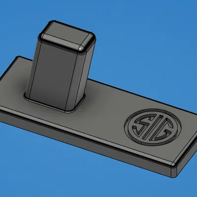 Chân Đế Trưng Bày Súng Sig Sauer P365/P365X In 3D