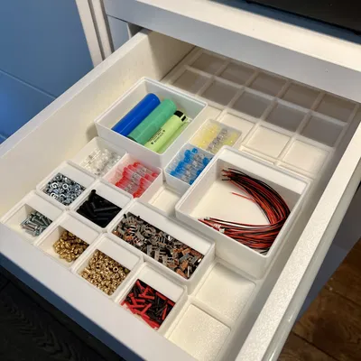 Tấm Đế Gridfinity Sắp Xếp Ngăn Kéo IKEA MICKE Tiện Lợi