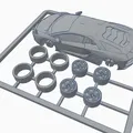 Lamborghini Kit Card (Kit in 3D nguyên tấm, bấm tách và lắp ráp) - Thumbnail 6