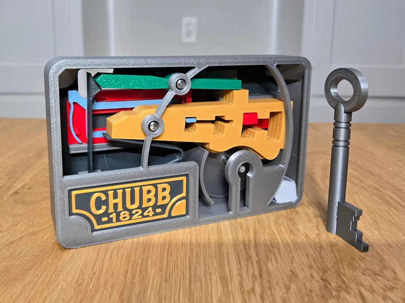 Ổ khóa 1824 Chubb Detector Lock (mô hình hoạt động) - Image 1