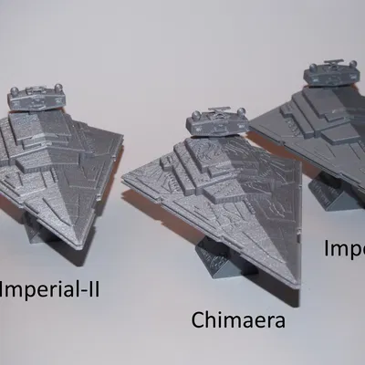 Star Wars Imperial Star Destroyer – Mô hình STL tỷ lệ 1:10.000