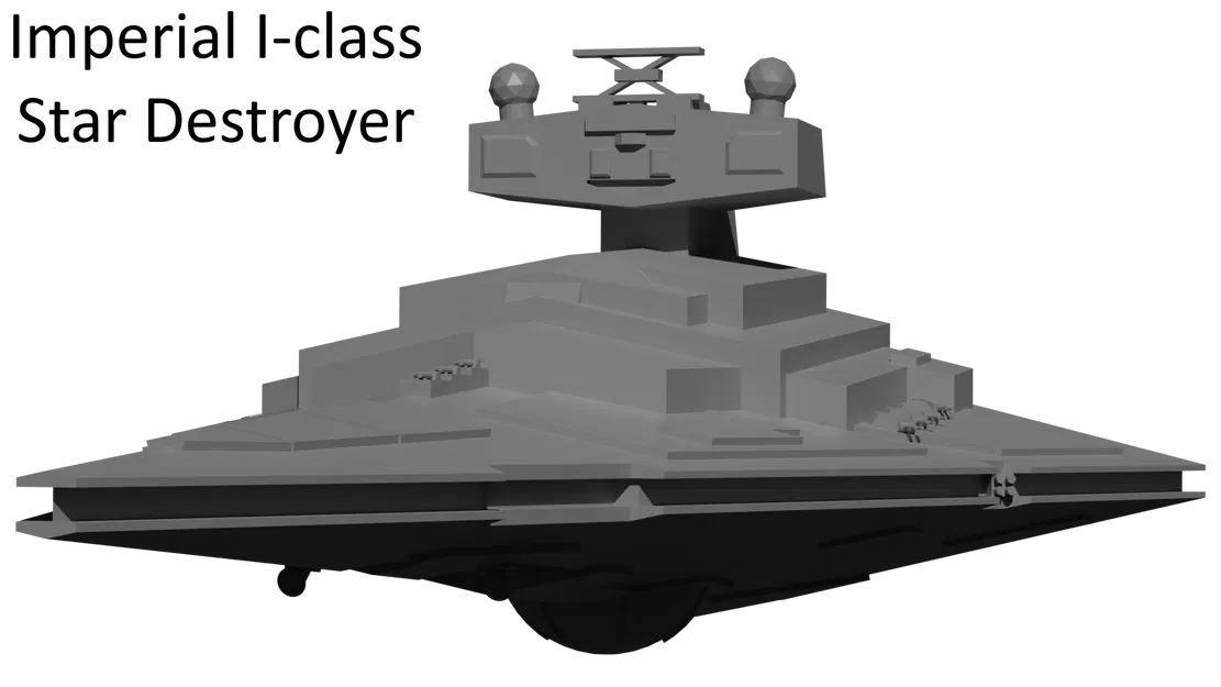 Star Wars Imperial Star Destroyer – Mô hình STL tỷ lệ 1:10.000 - Image 13