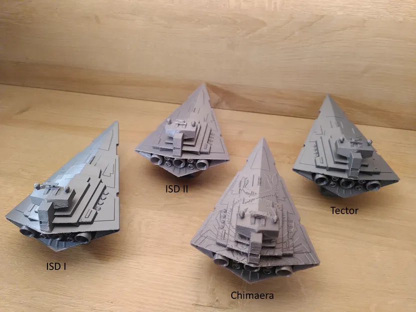 Star Wars Imperial Star Destroyer – Mô hình STL tỷ lệ 1:10.000 - Image 18