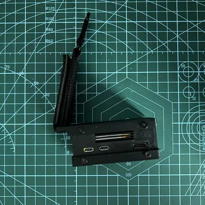 Case Pwnagotchi + Waveshare UPS HAT (C) kèm ngàm MOLLE Strap