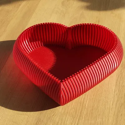 Hộp Quà Trái Tim Valentine In 3D Đẹp Mắt