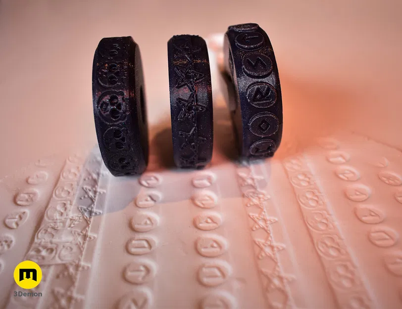 Bánh Lăn Con Dấu - Witchcraft Symbols Vol.6 (16-18) - Image 2