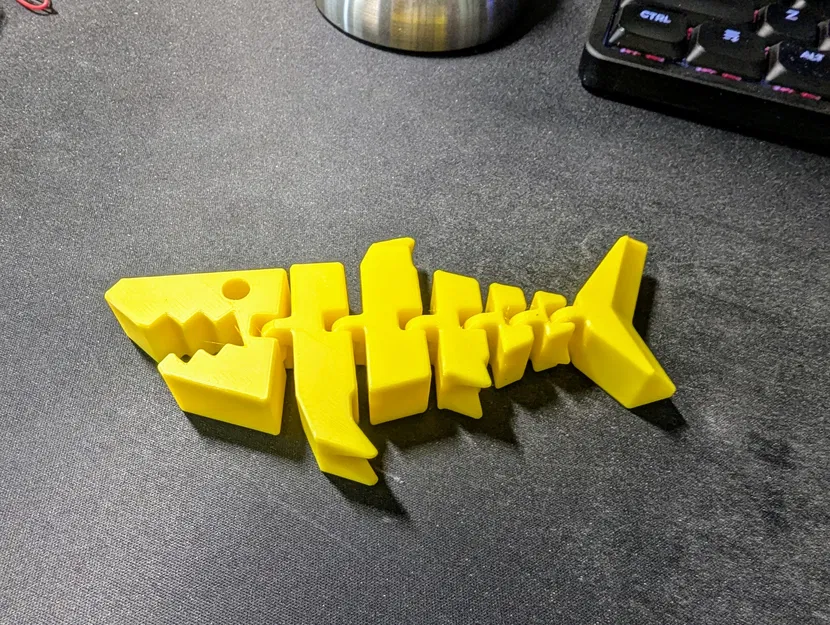 Flexi Shark – Cá mập articulated print-in-place - Image 2