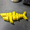 Flexi Shark – Cá mập articulated print-in-place - Thumbnail 2