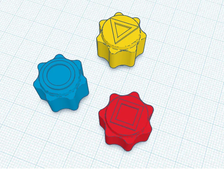 Bộ quân cờ Gonggi "Squid Game" tự in 3D - Image 1