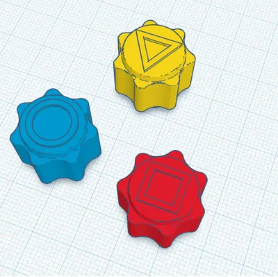 Bộ quân cờ Gonggi "Squid Game" tự in 3D