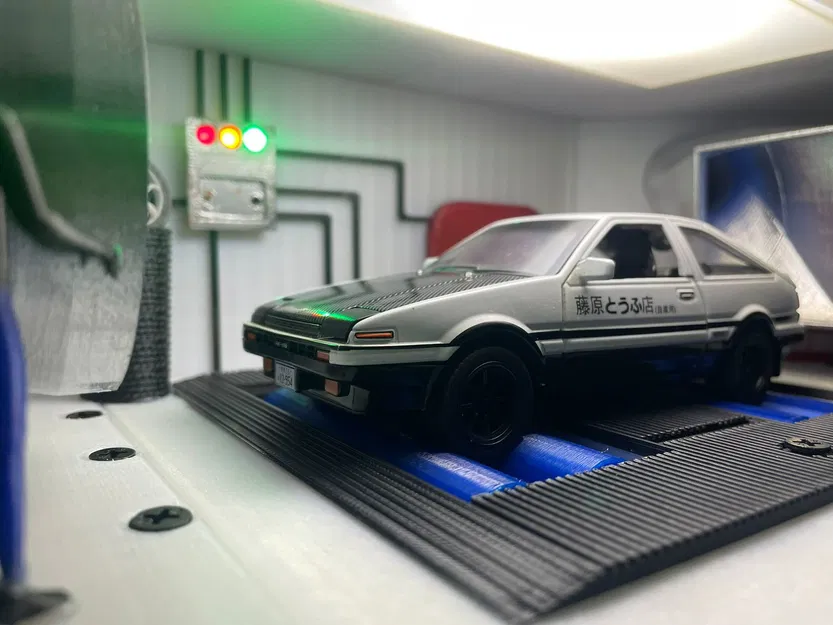 Diorama Dyno AE86 1:32 chức năng: Engine Sound & Wind Tunnel - Image 1
