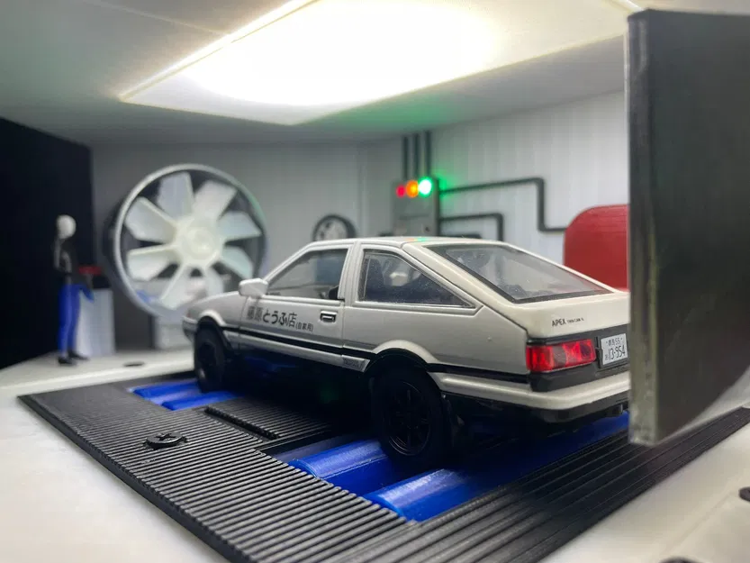 Diorama Dyno AE86 1:32 chức năng: Engine Sound & Wind Tunnel - Image 2