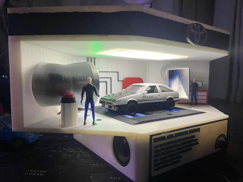 Diorama Dyno AE86 1:32 chức năng: Engine Sound & Wind Tunnel - Image 3