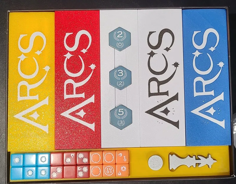 Arcs Full Box Organizer (w/ Leaders and Lore) v 1.3 - Bộ khay sắp xếp full hộp - Image 2