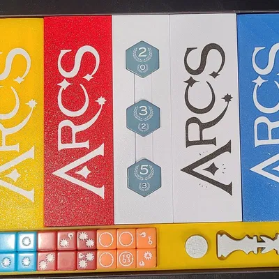 Arcs Full Box Organizer (w/ Leaders and Lore) v 1.3 - Bộ khay sắp xếp full hộp