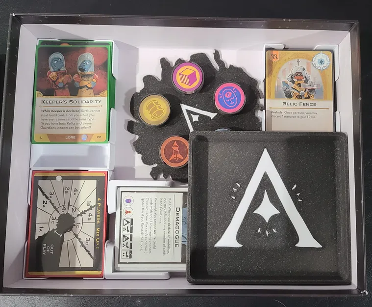 Arcs Full Box Organizer (w/ Leaders and Lore) v 1.3 - Bộ khay sắp xếp full hộp - Image 6