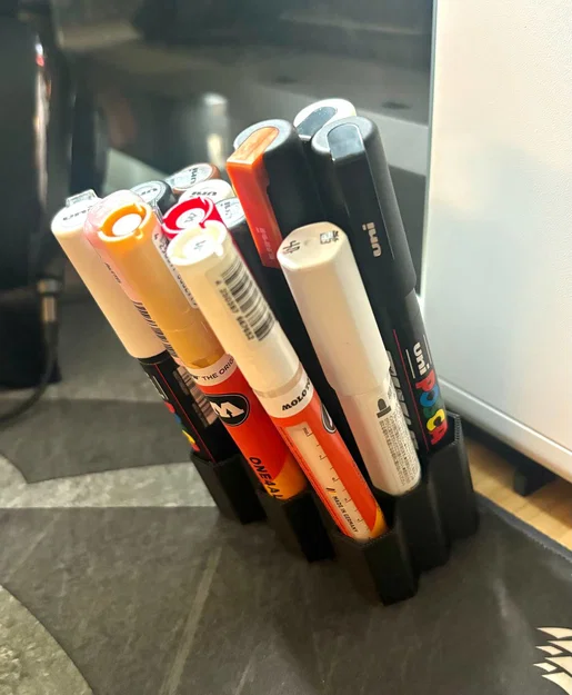 Kệ/giá bút & marker lục giác mở rộng, nhiều kích cỡ - Image 2
