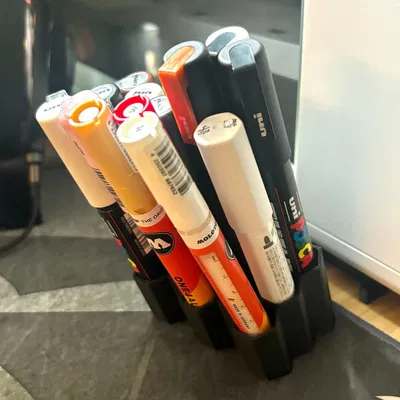 Kệ/giá bút & marker lục giác mở rộng, nhiều kích cỡ