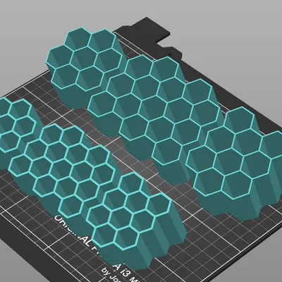 Kệ/giá bút & marker lục giác mở rộng, nhiều kích cỡ