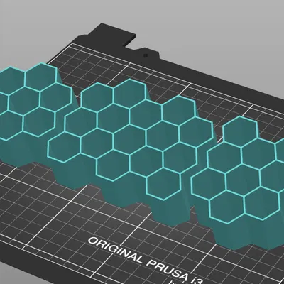 Kệ/giá bút & marker lục giác mở rộng, nhiều kích cỡ